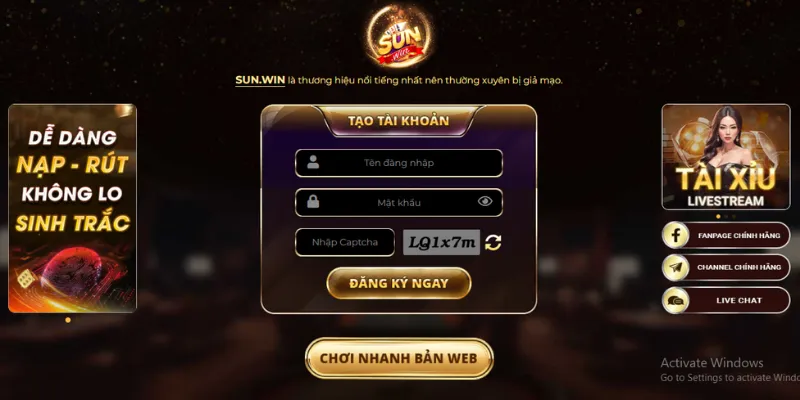 Sunwin - Cổng game trực tuyến tuyệt vời