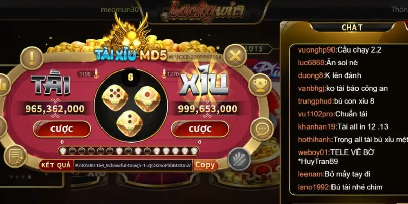 Xác suất thắng khi chơi tài xỉu MD5 tại 789Bet